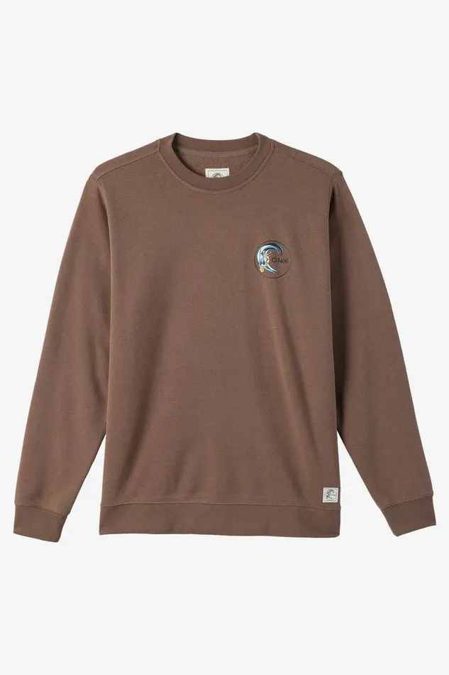 O039RIGINALS ESSENTIAL CREW NECK FLEECE Chocolate Chip Men O039NEILL Featured O039RIGINALS ESSENTIAL CREW NECK FLEECE Chocolate Chip Men O039NEILL Featured
