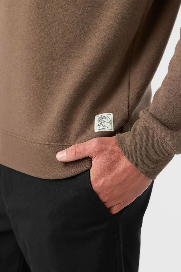 O039RIGINALS ESSENTIAL CREW NECK FLEECE Chocolate Chip Men O039NEILL Featured
