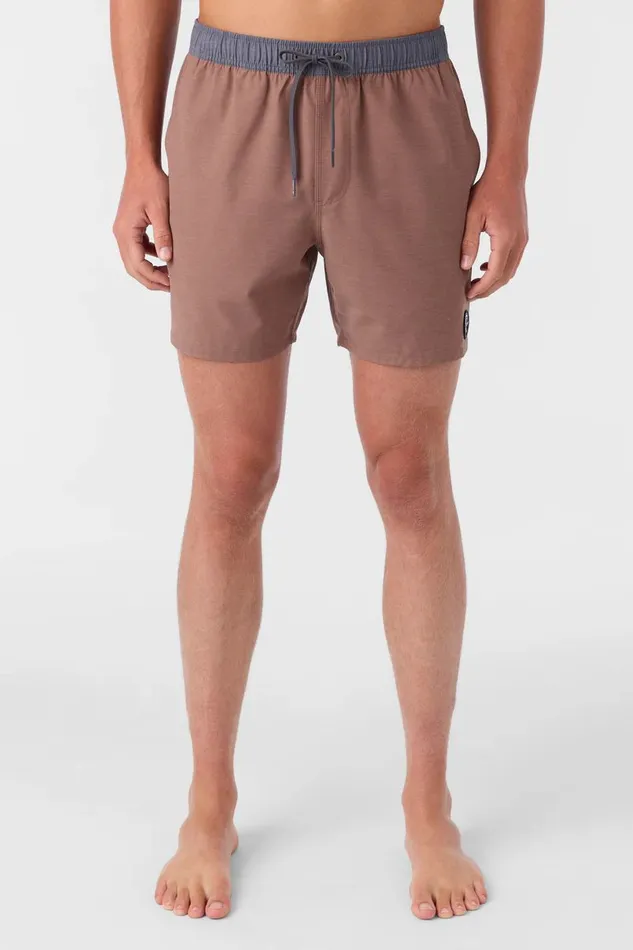 O039RIGINALS SOLID VOLLEY 16034 SWIM TRUNKS Tobacco Men O039NEILL Featured