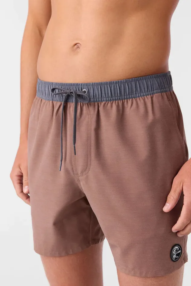 O039RIGINALS SOLID VOLLEY 16034 SWIM TRUNKS Tobacco Men O039NEILL Featured