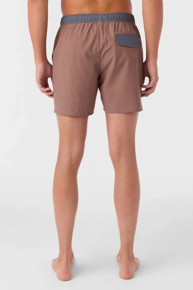 O039RIGINALS SOLID VOLLEY 16034 SWIM TRUNKS Tobacco Men O039NEILL Featured