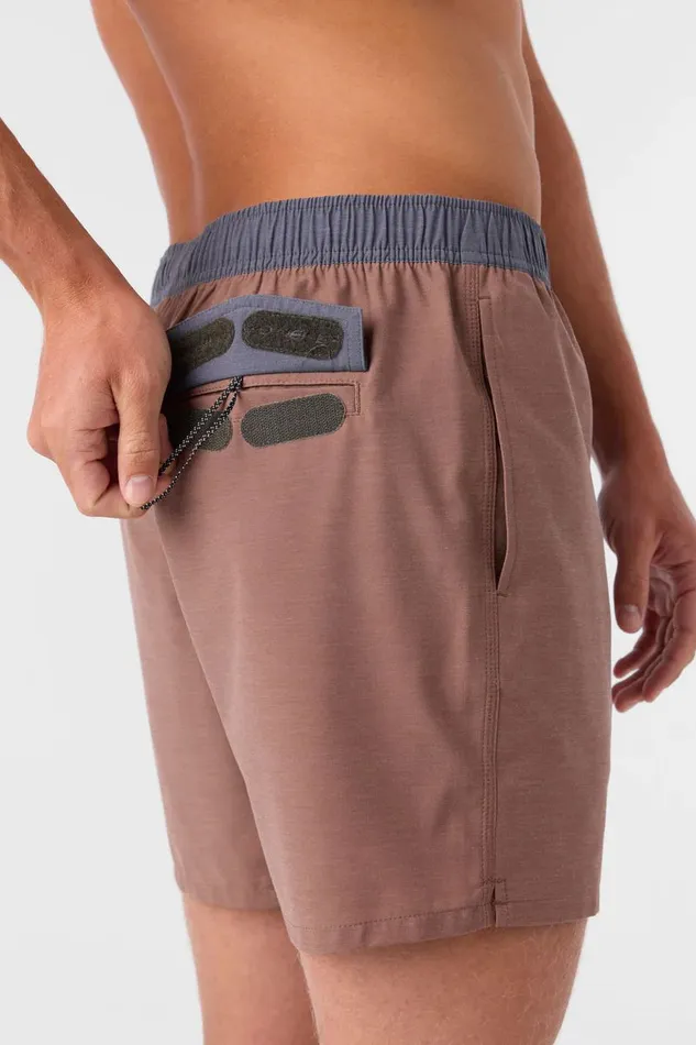 O039RIGINALS SOLID VOLLEY 16034 SWIM TRUNKS Tobacco Men O039NEILL Featured