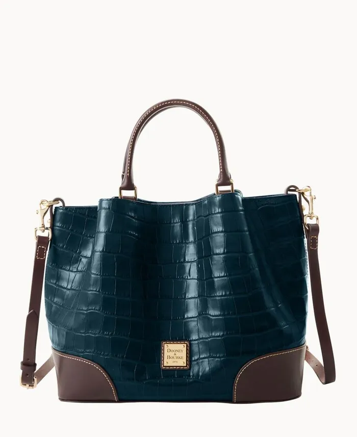 Oakdale Brenna Black Woman Dooney and Bourke Satchels