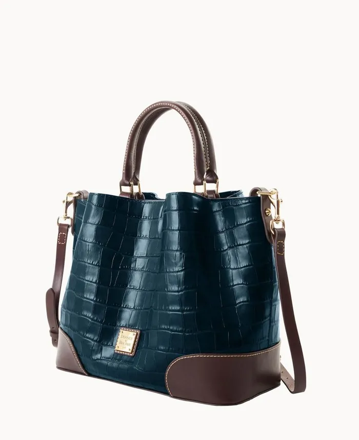 Oakdale Brenna Black Woman Dooney and Bourke Satchels Oakdale Brenna Black Woman Dooney and Bourke Satchels