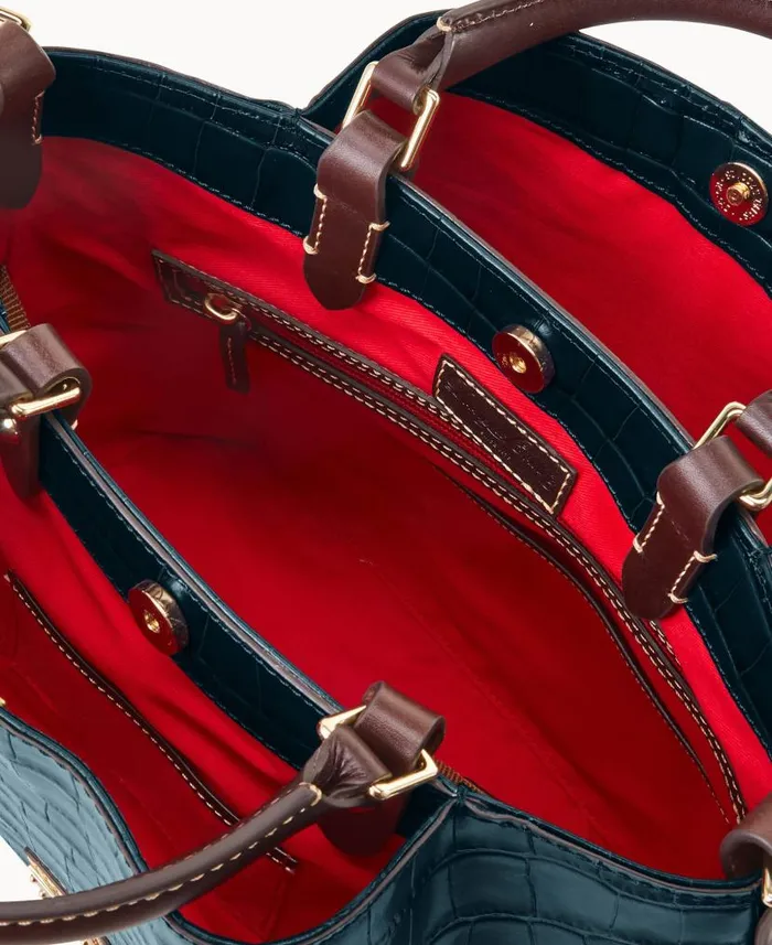 Oakdale Brenna Black Woman Dooney and Bourke Satchels Oakdale Brenna Black Woman Dooney and Bourke Satchels