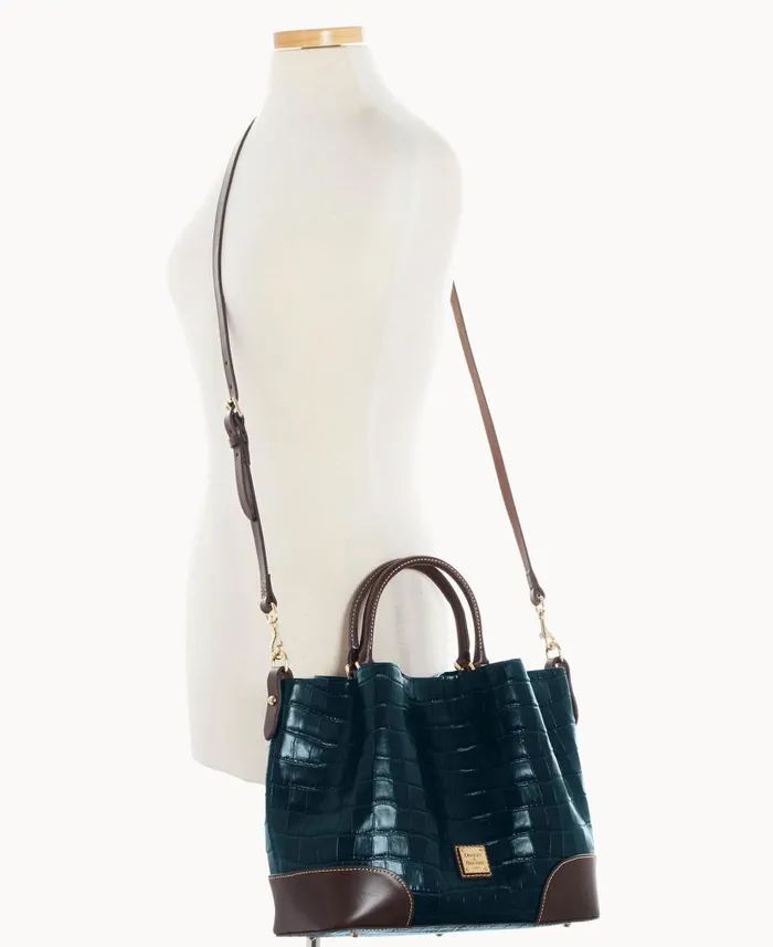 Oakdale Brenna Black Woman Dooney and Bourke Satchels Oakdale Brenna Black Woman Dooney and Bourke Satchels