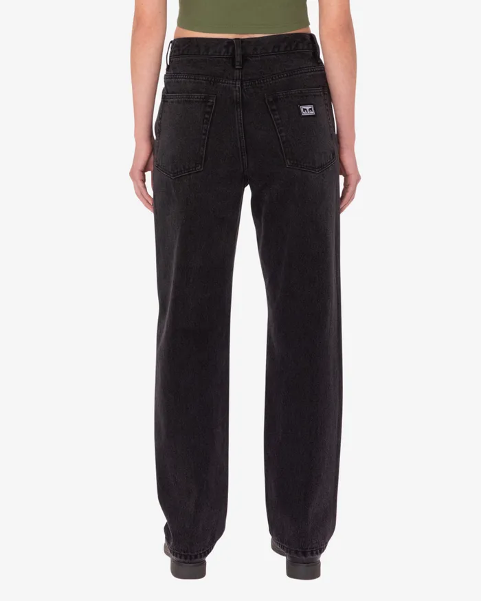 OBEY Clothing BOTTOMS Women SOPHIE DENIM Faded Black