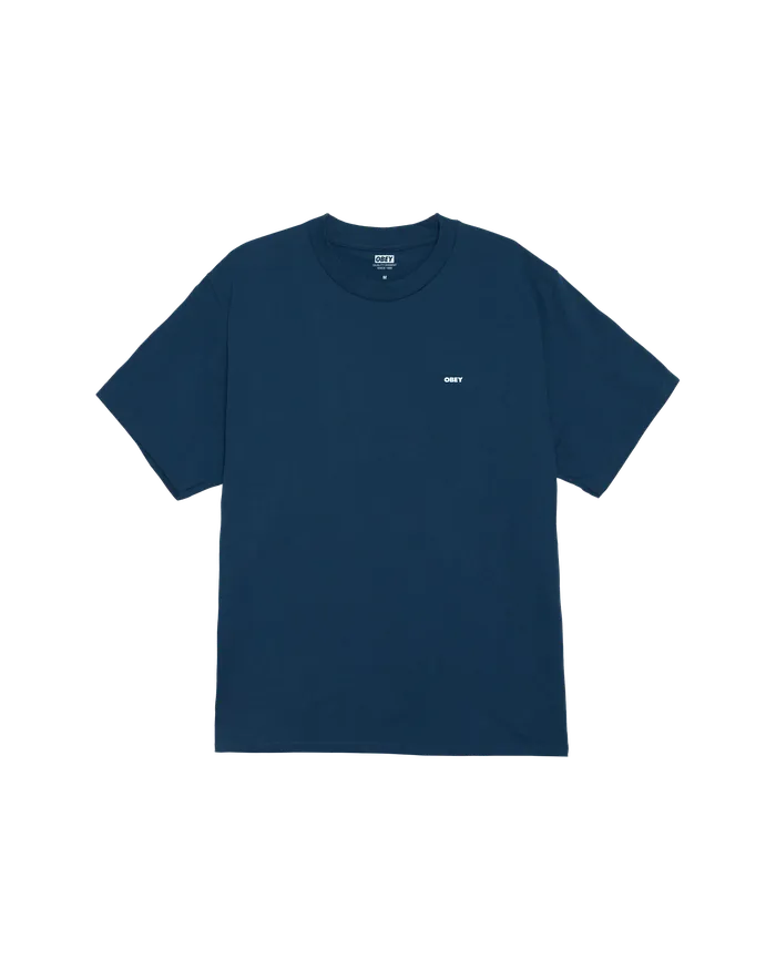 OBEY Clothing ICON STENCIL FLAME CLASSIC TSHIRT Harbor Blue Men TSHIRTS