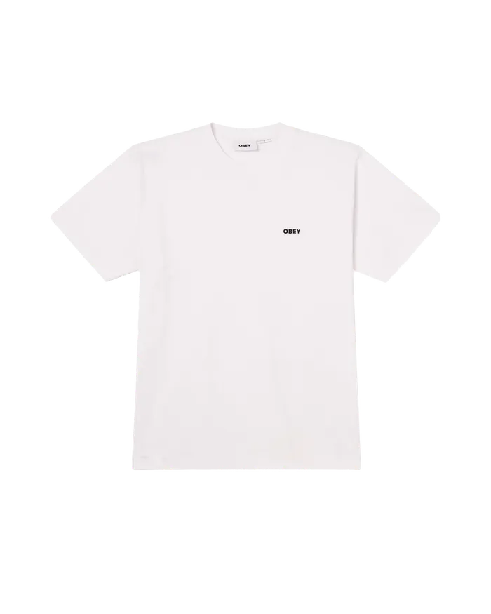 OBEY Clothing TOPS Men EST WORKS BOLD TSHIRT White