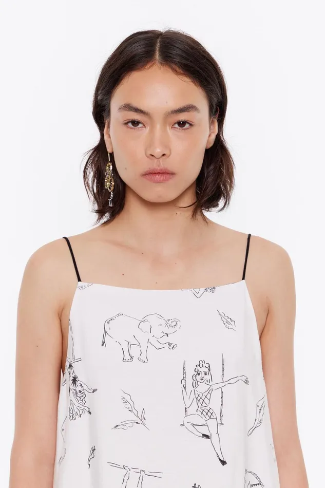 Offwhite Circus Dress Circus Off White Women Bimba Y Lola Dresses And Jumpsuits Offwhite Circus Dress Circus Off White Women Bimba Y Lola Dresses And Jumpsuits