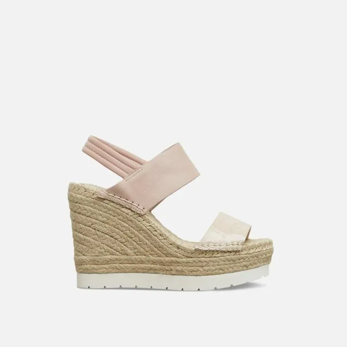 Olivia Simple Eva Leather Slingback Espadrille Ginger Women Kenneth Cole Sandals