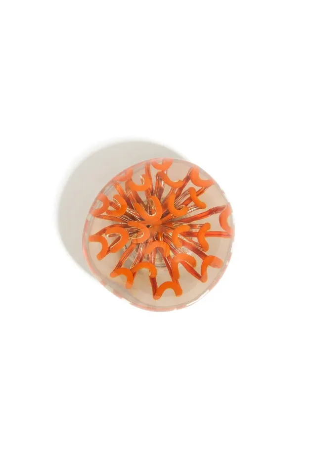 Orange Bubble Chrysanthemum Charm Orange Women Bimba Y Lola Bimba Y Palomo