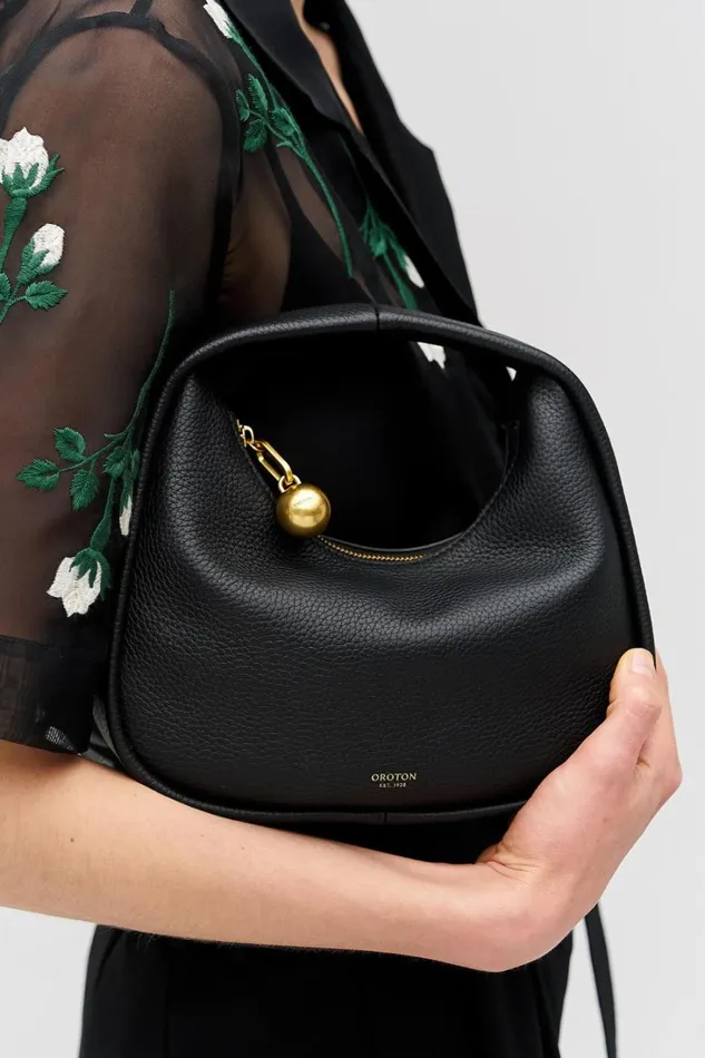 Oroton Clara Mini Bag Black Women Mini Bags Oroton Clara Mini Bag Black Women Mini Bags