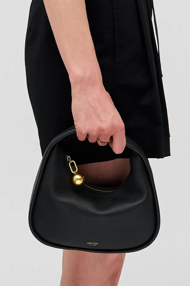 Oroton Clara Mini Bag Black Women Mini Bags Oroton Clara Mini Bag Black Women Mini Bags