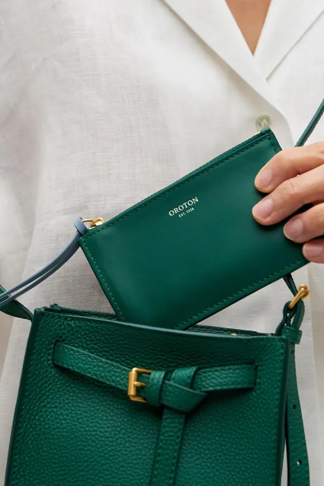Oroton Eloise 4 Credit Card Mini Zip Pouch Studio Green Women Wallets Oroton Eloise 4 Credit Card Mini Zip Pouch Studio Green Women Wallets