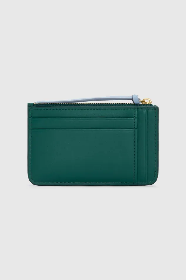 Oroton Eloise 4 Credit Card Mini Zip Pouch Studio Green Women Wallets Oroton Eloise 4 Credit Card Mini Zip Pouch Studio Green Women Wallets