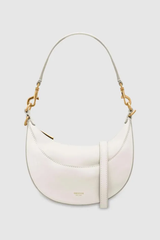 Oroton Florence Small Shoulder Bag Clotted Cream Women Shoulder