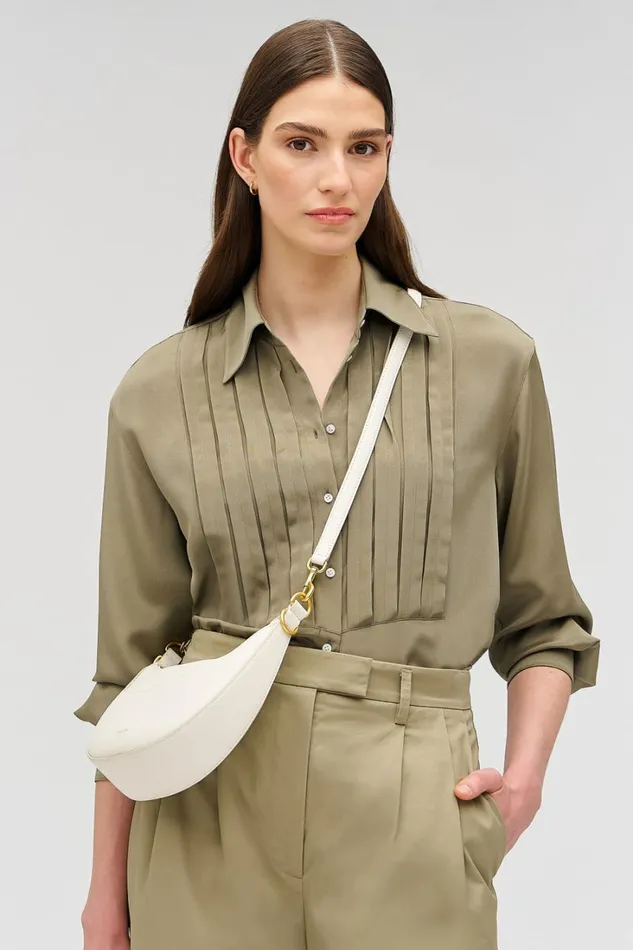 Oroton Florence Small Shoulder Bag Clotted Cream Women Shoulder Oroton Florence Small Shoulder Bag Clotted Cream Women Shoulder