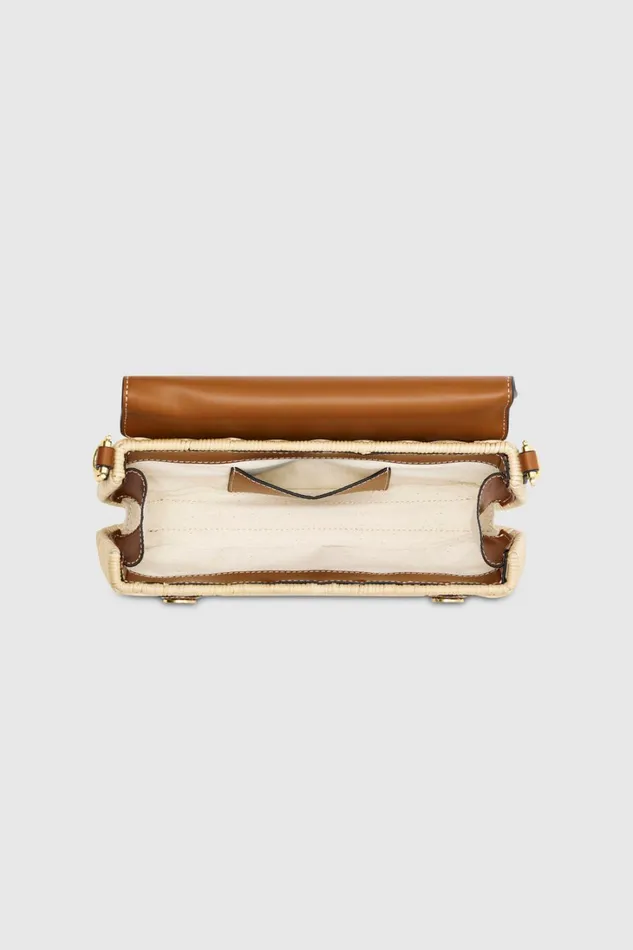 Oroton Nelle Wicker Baguette Natural Women Mini Bags Oroton Nelle Wicker Baguette Natural Women Mini Bags