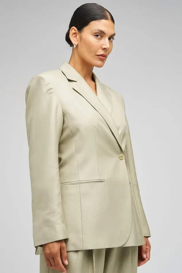 Oroton Wrap Blazer Laurel Women Suiting Oroton Wrap Blazer Laurel Women Suiting