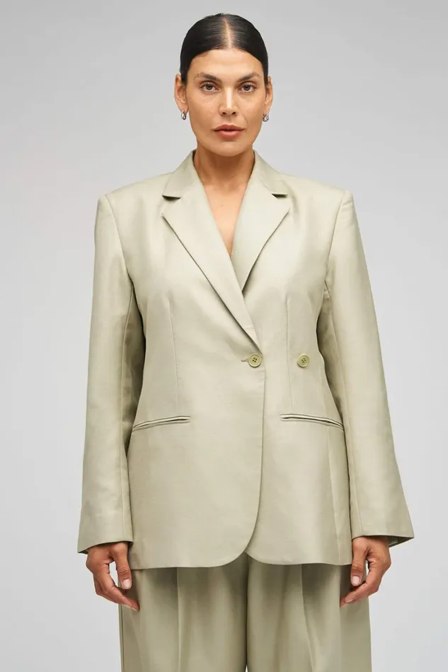 Oroton Wrap Blazer Laurel Women Suiting Oroton Wrap Blazer Laurel Women Suiting