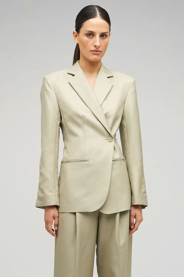 Oroton Wrap Blazer Laurel Women Suiting Oroton Wrap Blazer Laurel Women Suiting