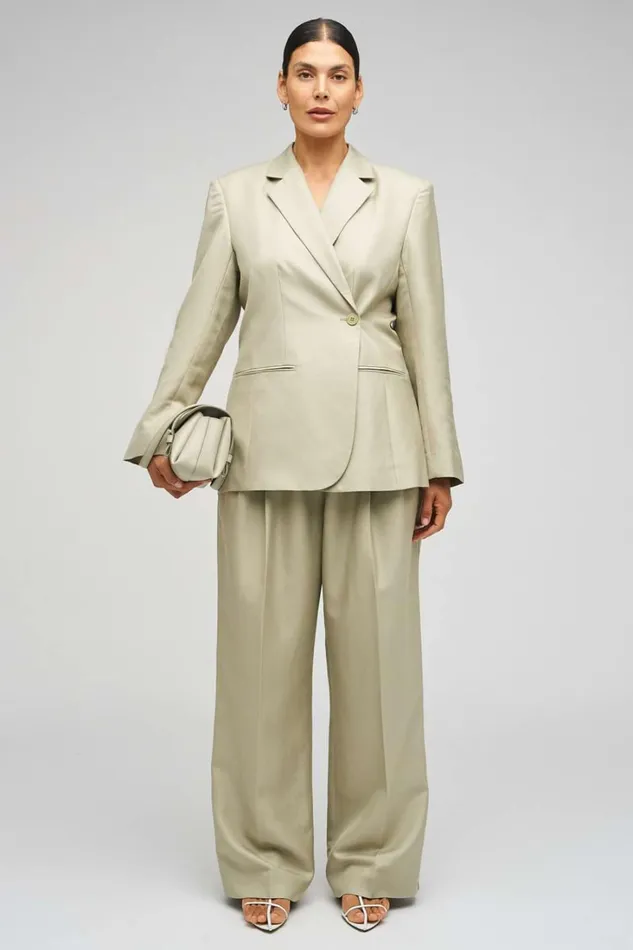 Oroton Wrap Blazer Laurel Women Suiting Oroton Wrap Blazer Laurel Women Suiting