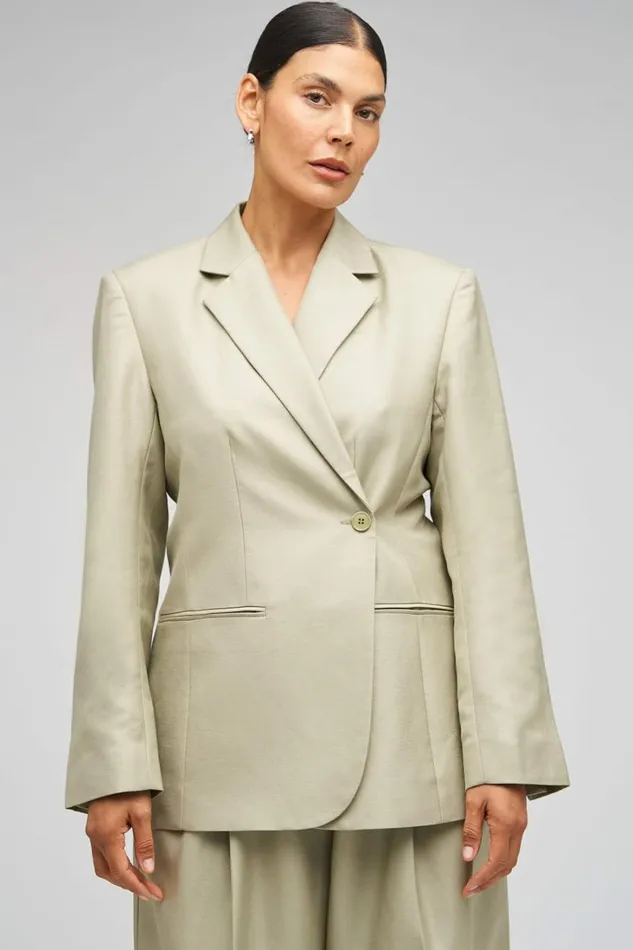Oroton Wrap Blazer Laurel Women Suiting Oroton Wrap Blazer Laurel Women Suiting