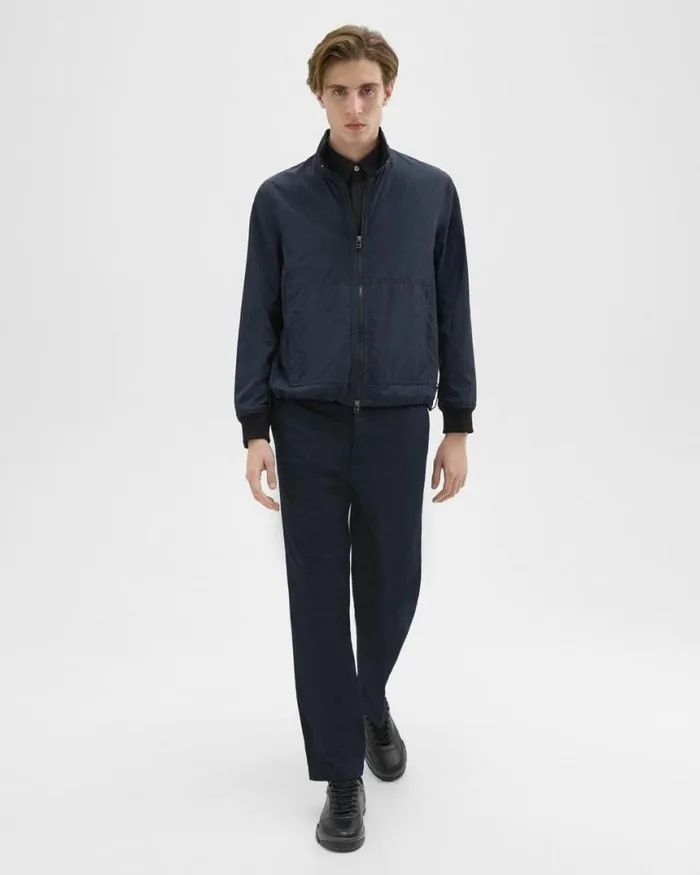 Outerwear Men Theory Blouson ZipUp Jacket Navy