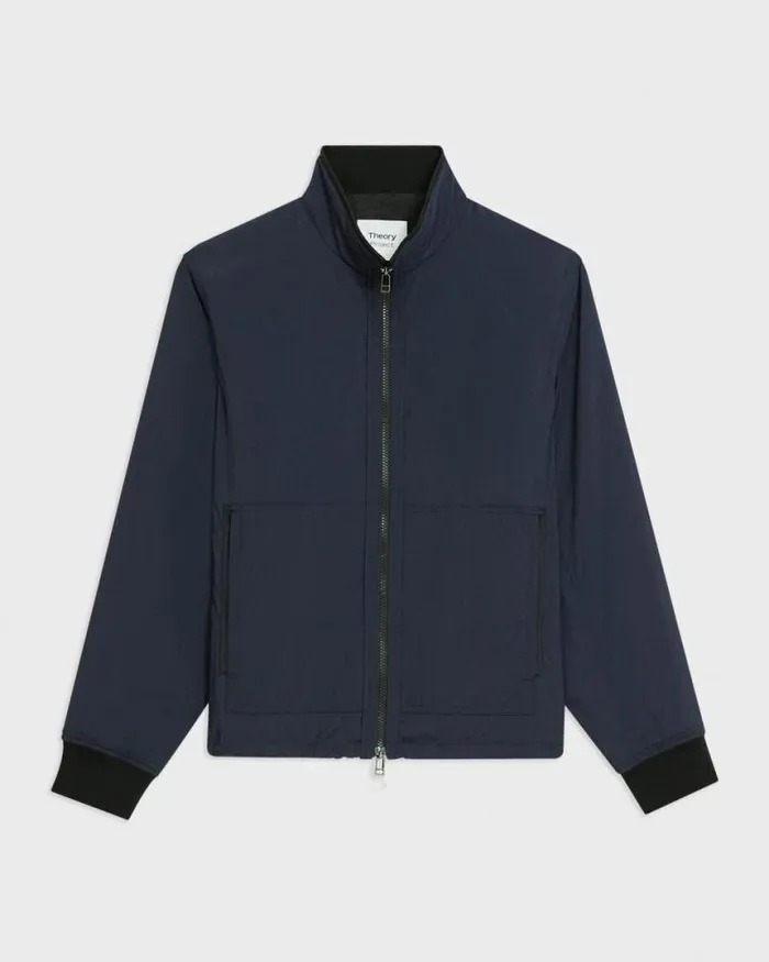 Outerwear Men Theory Blouson ZipUp Jacket Navy