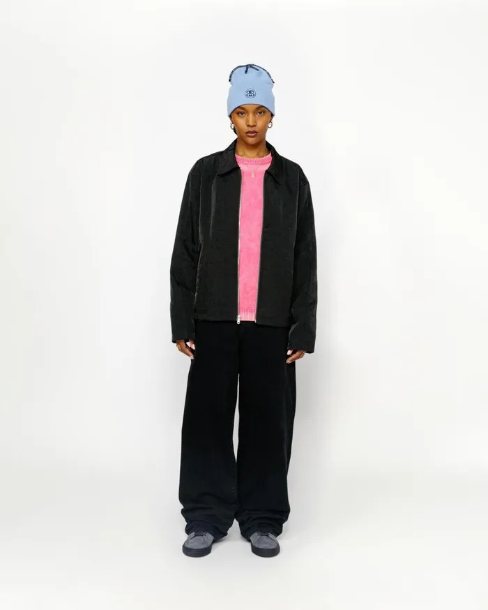 Outerwear MenWomen Stussy SS LINK NYLON CLUB JACKET Black
