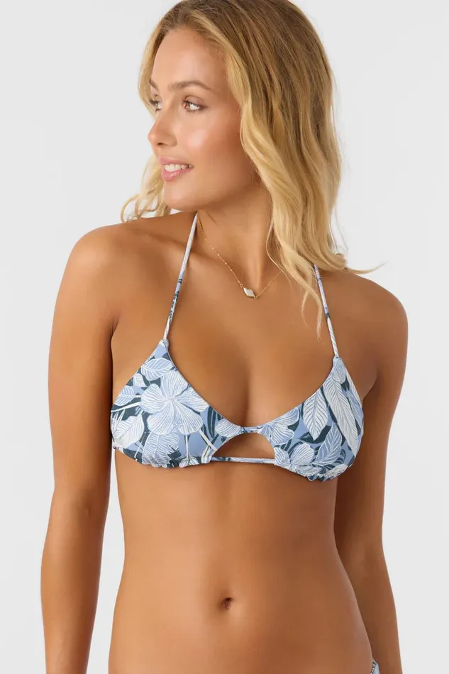 PALMETTO FLORAL STRIPE MADRID REVO HALTER TOP Women O039NEILL Top Style