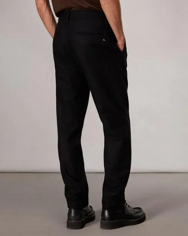 Pants Men Rag and Bone Standard Flannel Chino Pant Black