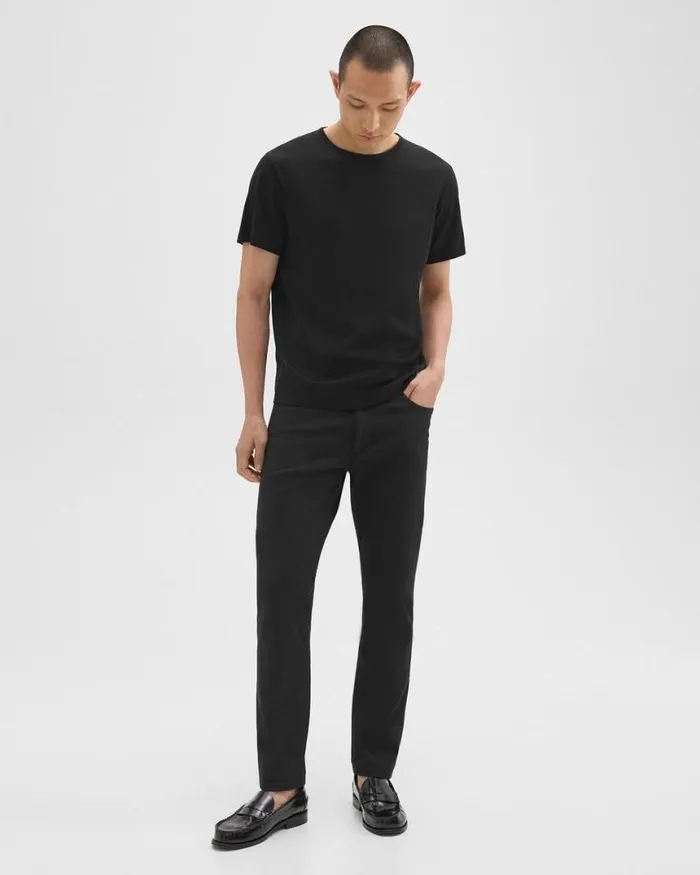 Pants Men Theory Raffi 5Pocket Pant In Neoteric Twill Black