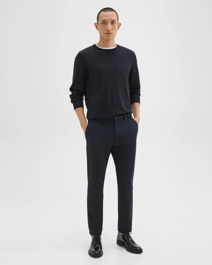 Pants Men Theory Zaine Pant In Precision Ponte Baltic