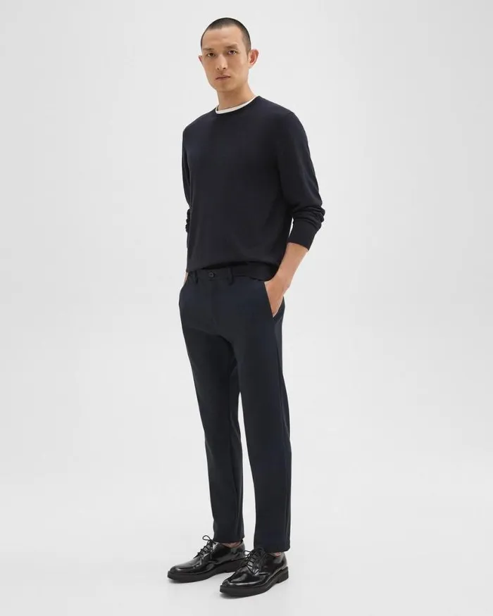 Pants Men Theory Zaine Pant In Precision Ponte Baltic