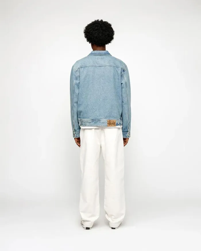 Pants MenWomen Stussy BEACH PANT BRUSHED COTTON Bone Pants MenWomen Stussy BEACH PANT BRUSHED COTTON Bone