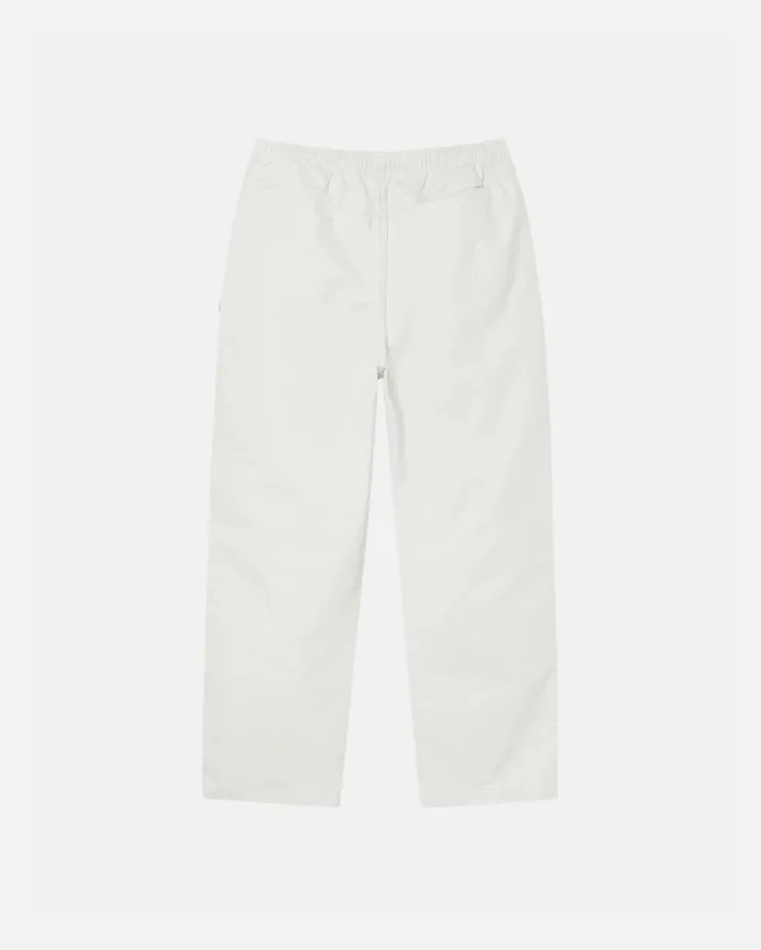 Pants MenWomen Stussy BEACH PANT BRUSHED COTTON Bone Pants MenWomen Stussy BEACH PANT BRUSHED COTTON Bone