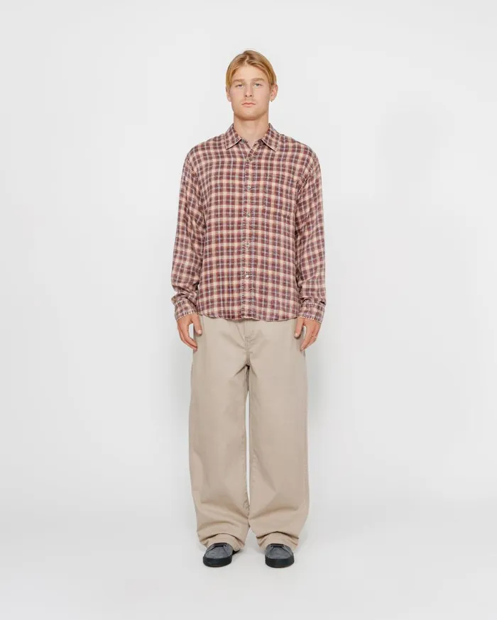 Pants MenWomen Stussy CHINO WORK PANT Khaki