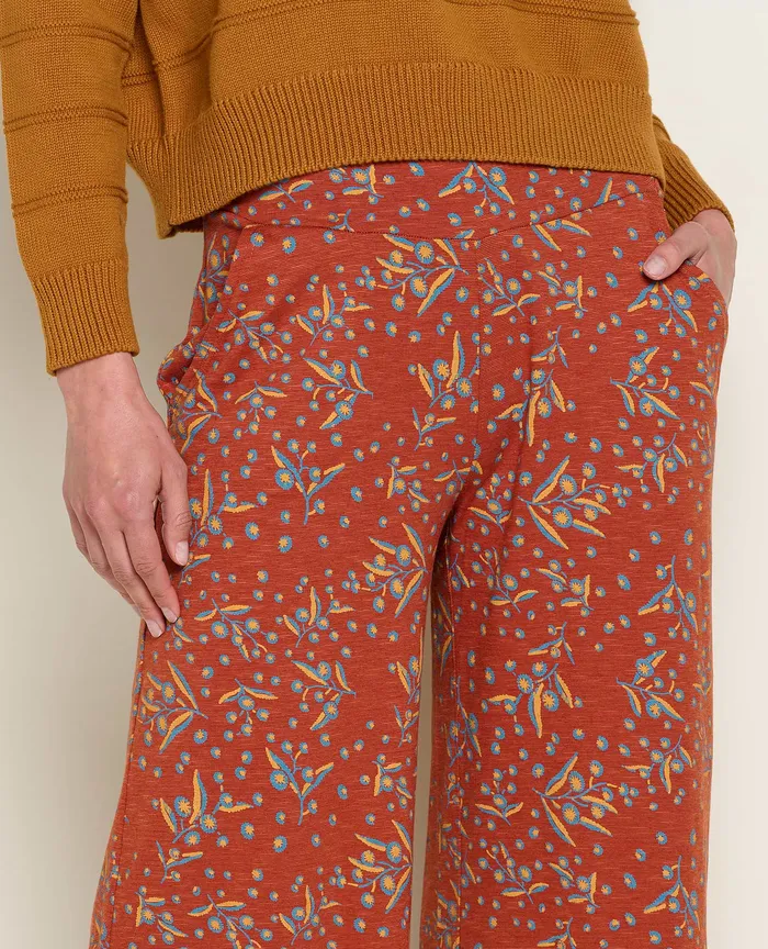 Pants ToadandCo Women8217s Chaka Wide Leg Pant Cinnamon Seedpod Print