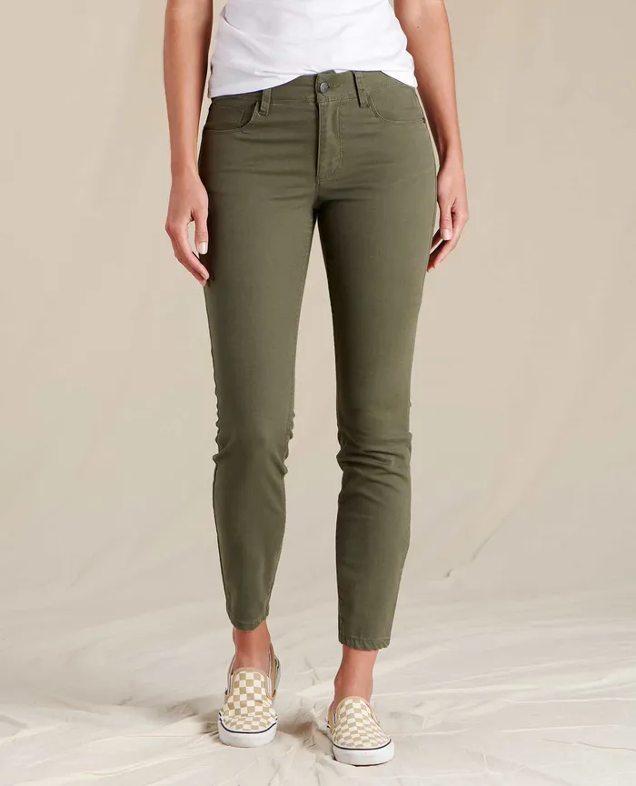 Pants Women8217s ToadandCo Earthworks 5 Pocket Skinny Pant Beetle