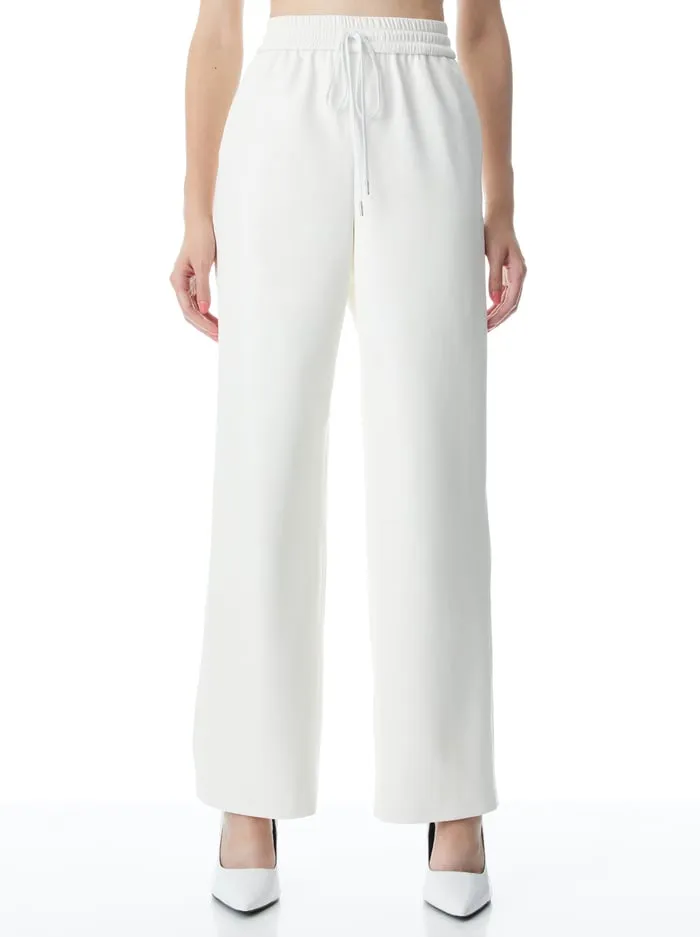 Pants Women Alice Olivia Benny Baggy Pull Up Pant Soft White