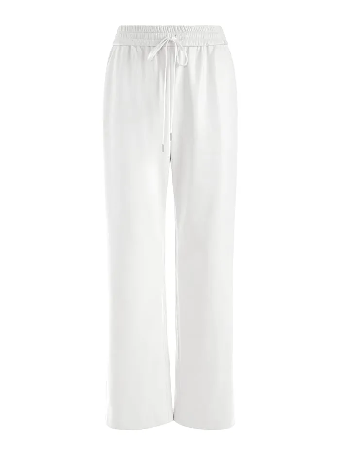 Pants Women Alice Olivia Benny Baggy Pull Up Pant Soft White