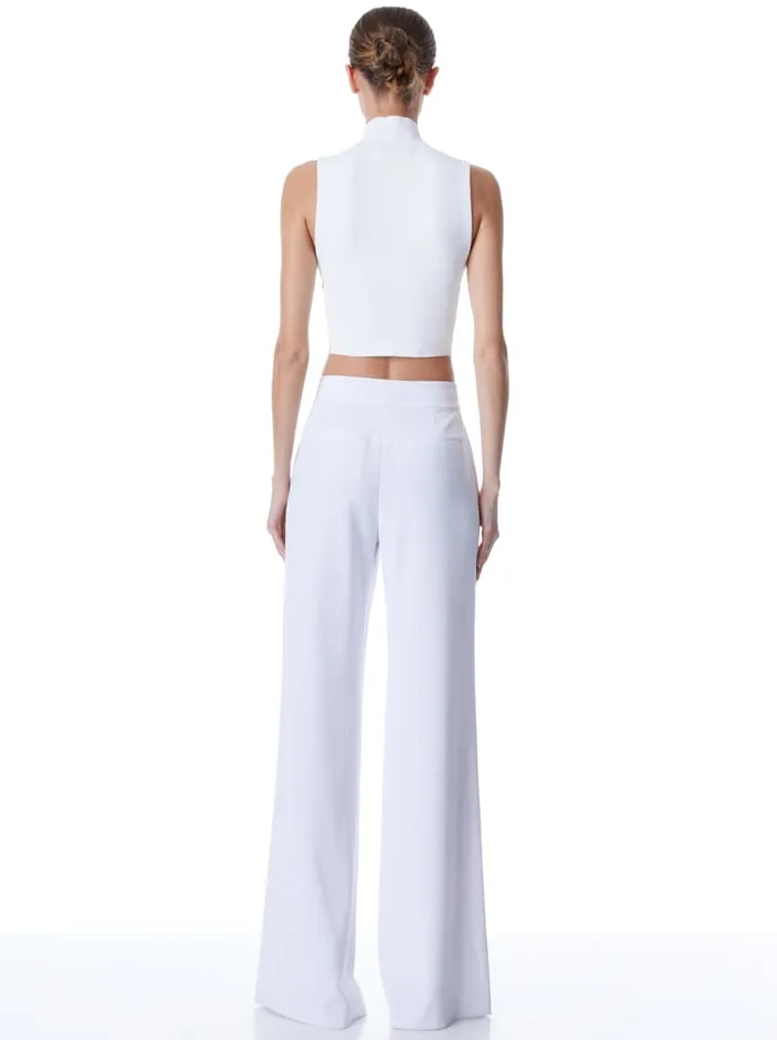 Pants Women Alice Olivia Dylan Pant White