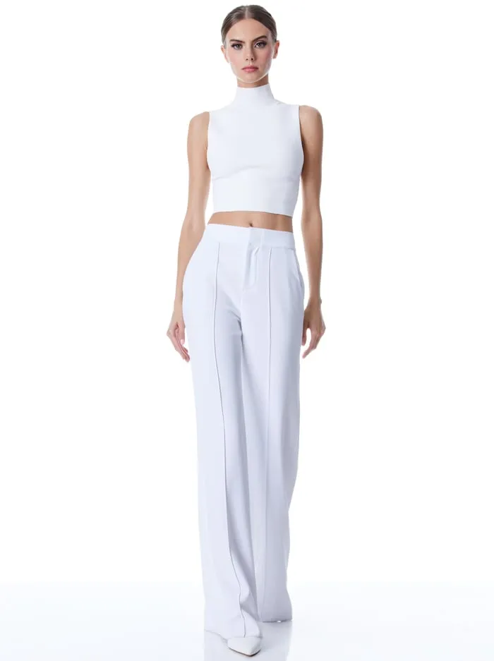 Pants Women Alice Olivia Dylan Pant White