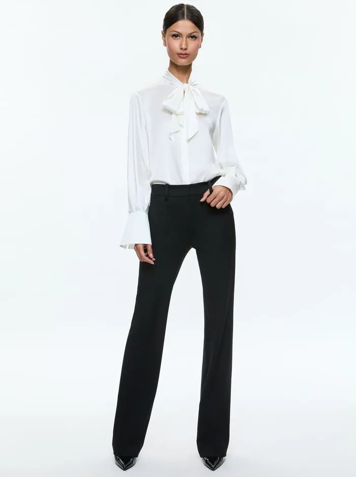 Pants Women Alice Olivia New Olivia Trouser Black