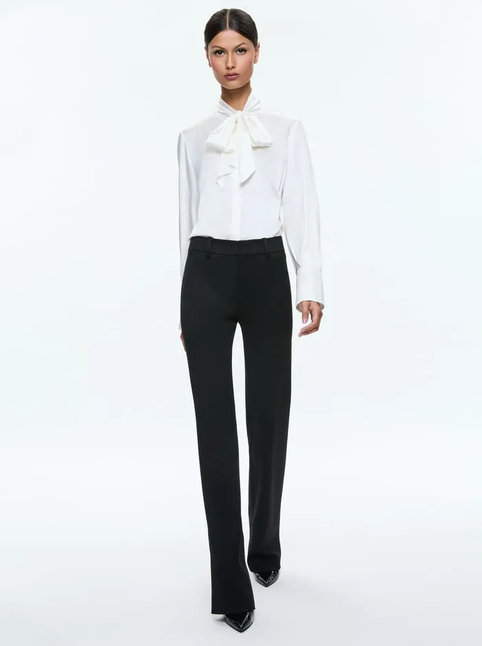 Pants Women Alice Olivia New Olivia Trouser Black