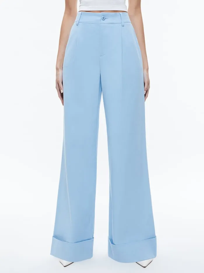 Pants Women Alice Olivia Tomasa Pant Mineral Blue