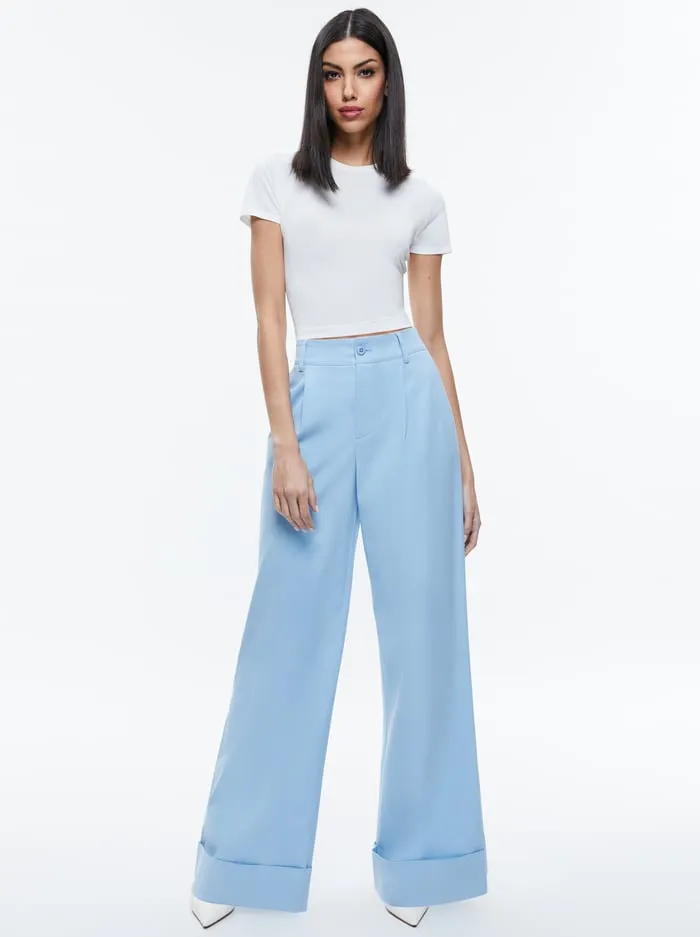 Pants Women Alice Olivia Tomasa Pant Mineral Blue