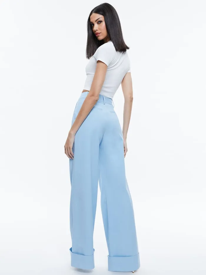 Pants Women Alice Olivia Tomasa Pant Mineral Blue
